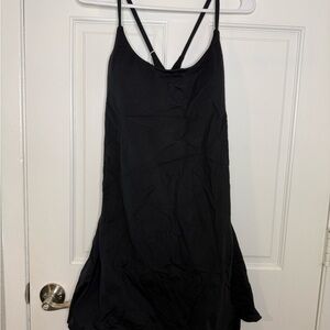 Black Strappy Tennis Dress